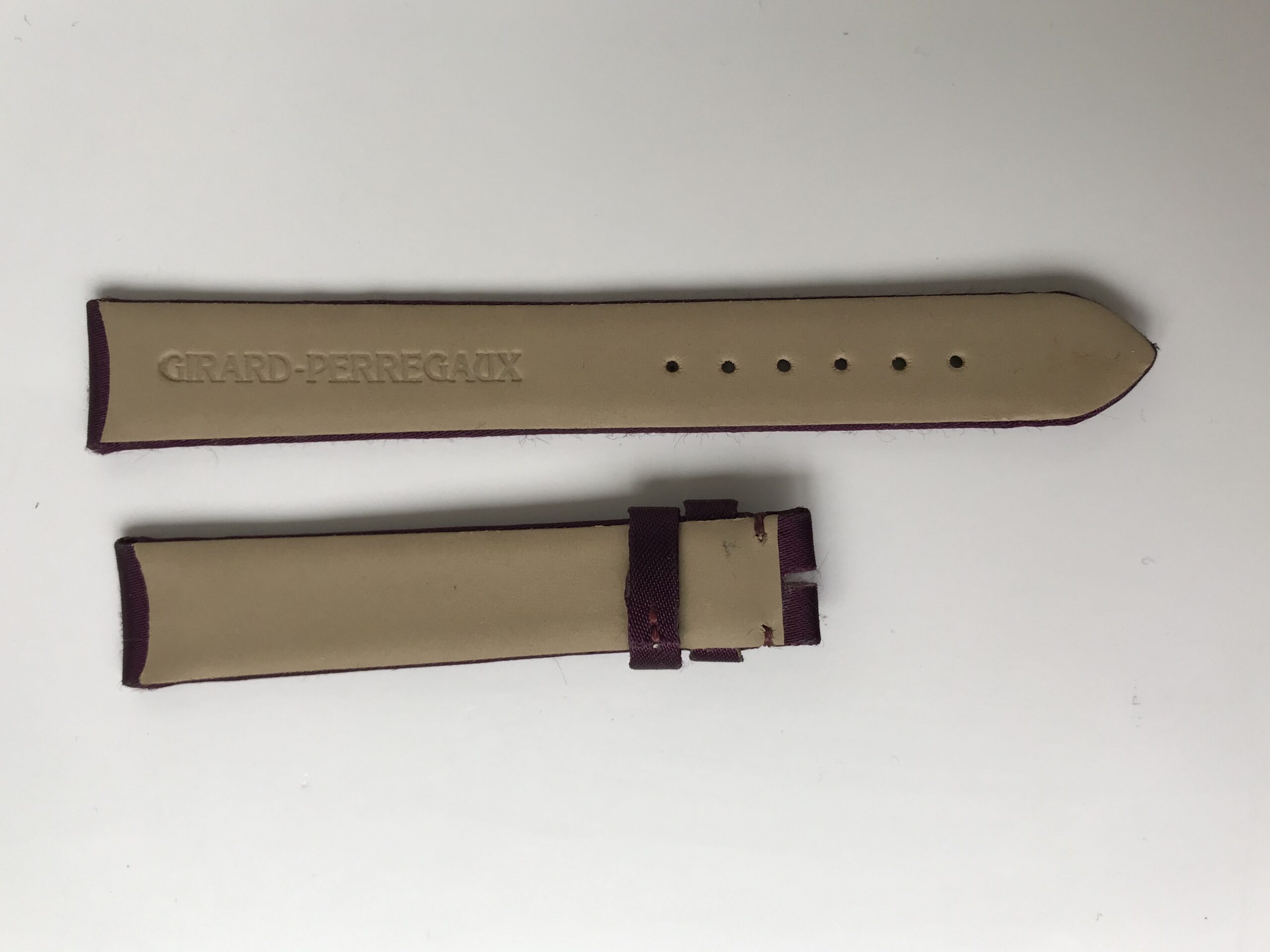 Girard Perregaux purple satin strap for lady watches 16mm - Image 3