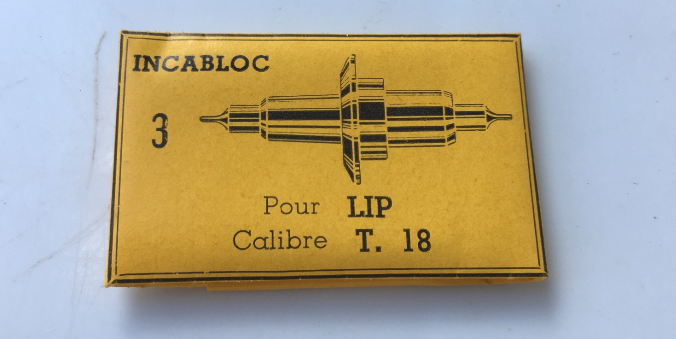 LIP T18 new incabloc balance staff part