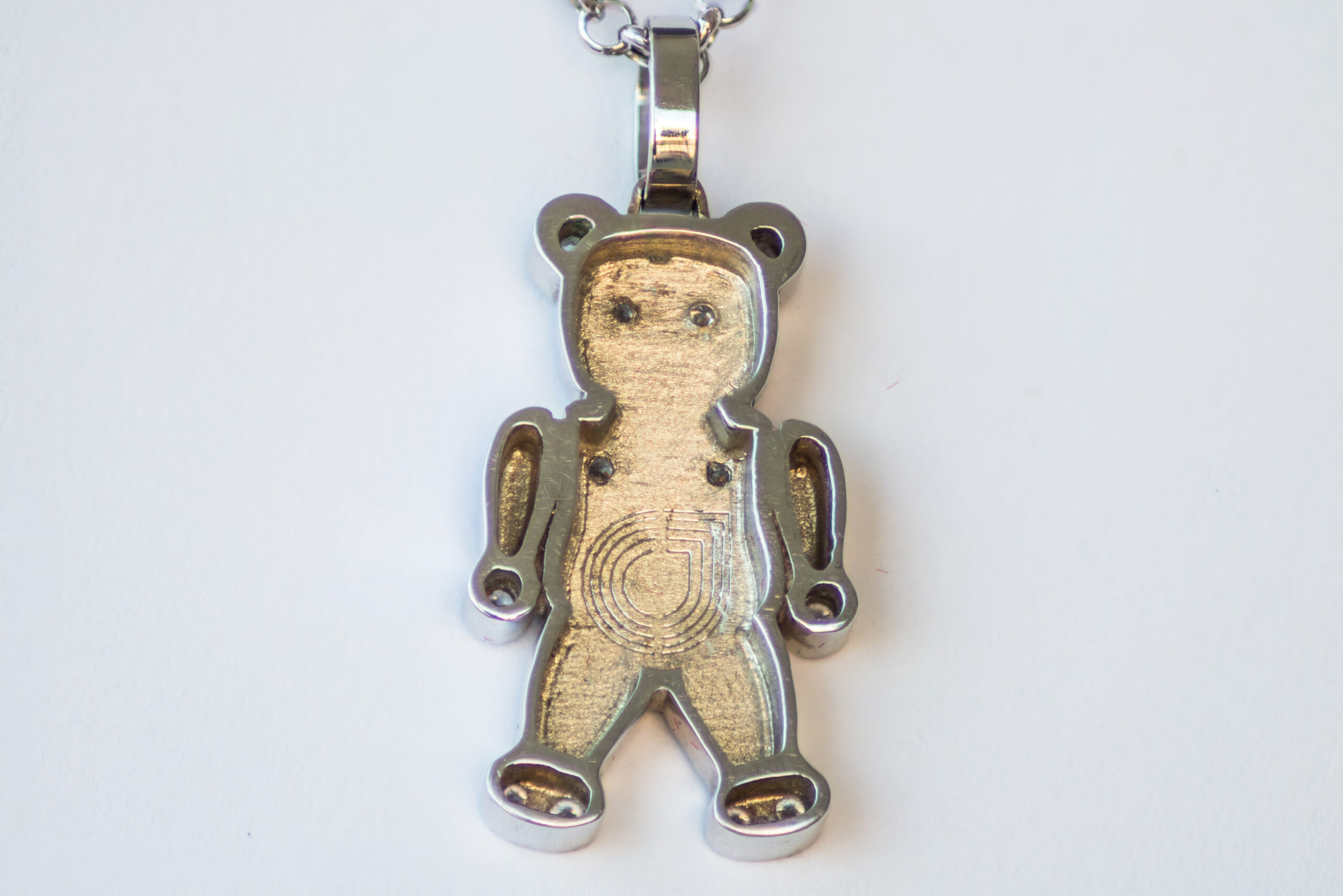 Charme Teddy Bear Pendant 14k White Gold with necklace jewelry for ladies - Image 7