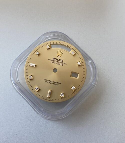 New Rolex 18038 President Day-Date dial with diamonds