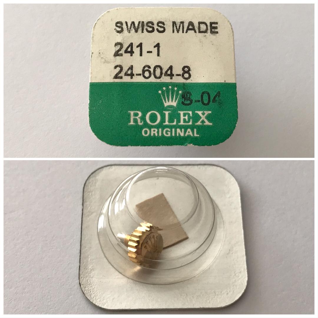 New Rolex 18k gold crown 24-604-8 16203, 16233, 16238, 16248, 16263