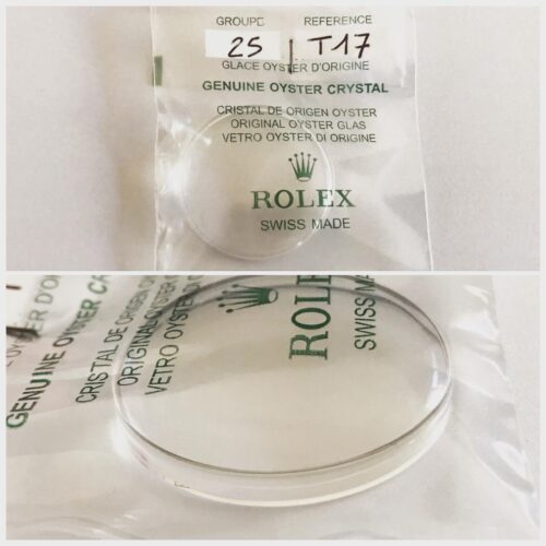 New Rolex 6538, 5510 25-T17 dome crystal glass (old production)