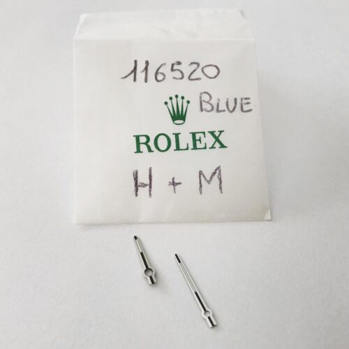 New Rolex Daytona 116520 116500 hour and minute chromalight hands blue color