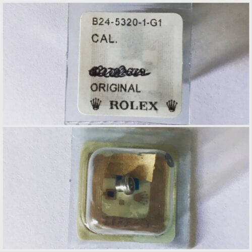 New Rolex tube crown part B24-5320-1-G1 for 1675, 5500, 1019, 1007, 1030, 1500, 1501, 5504, 5516
