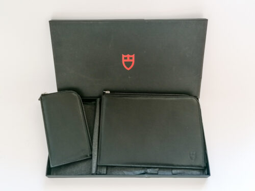 New Tudor leather travel wallet small and big