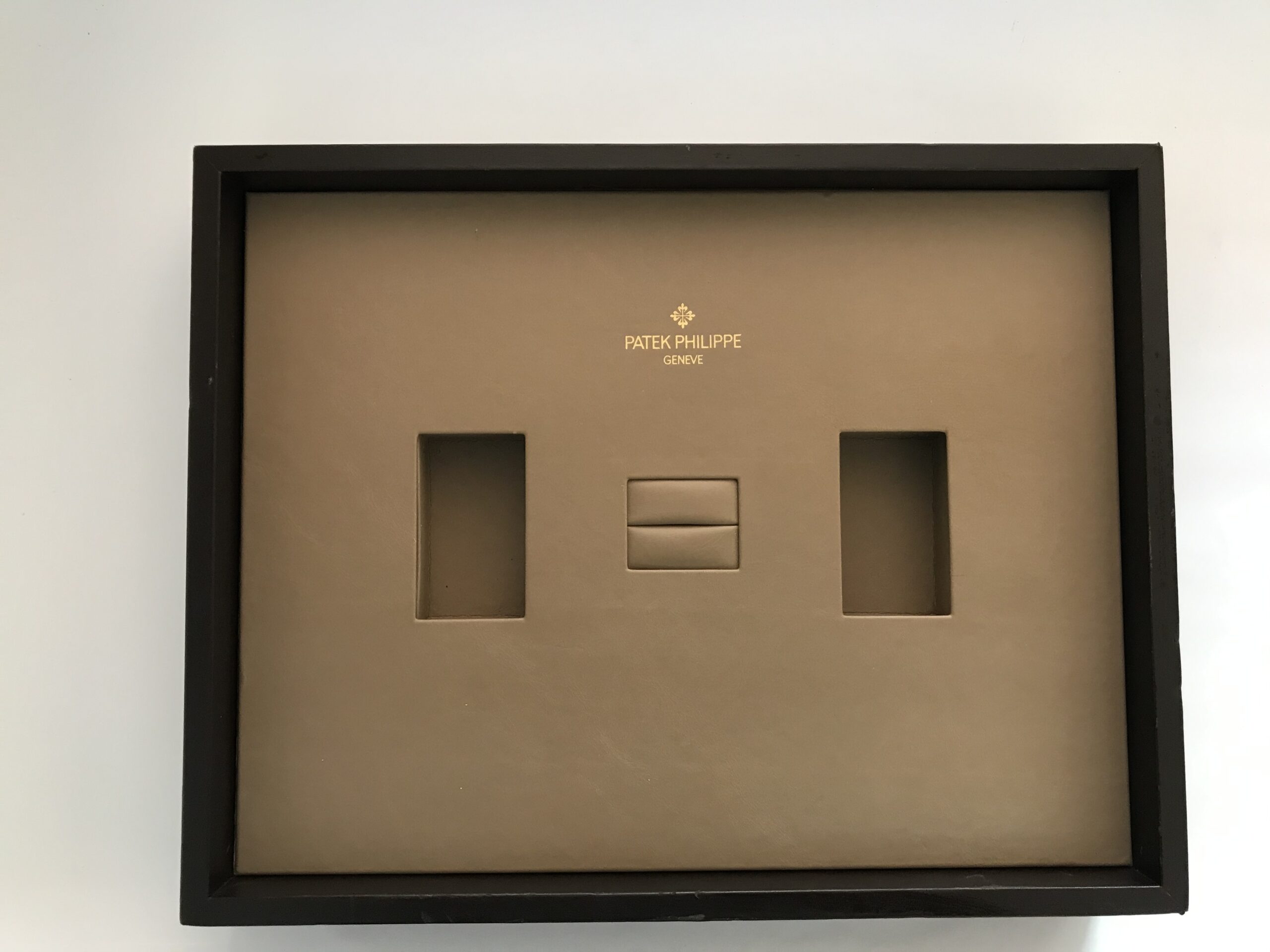 Patek Philippe tray display for watches