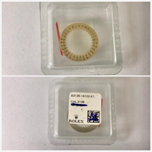 Rare New Rolex 3135, 3155, 3175, 3186 Chinese champagne date disc indicator part