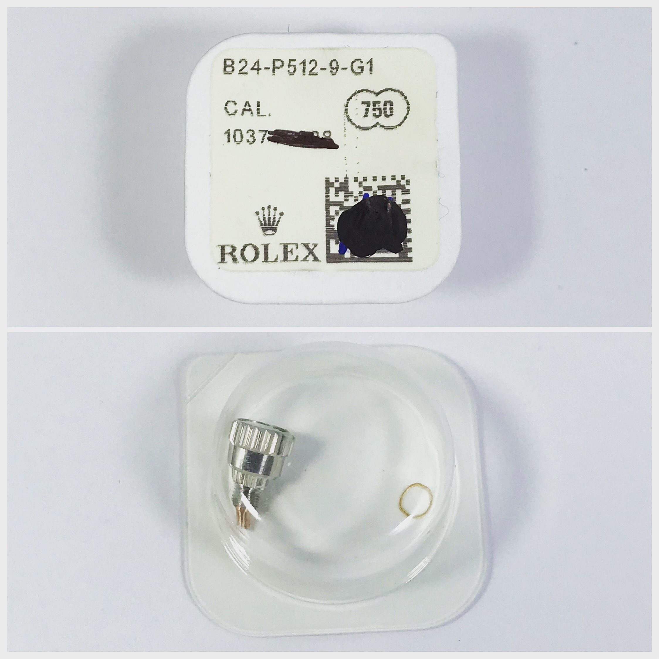 Rolex Daytona Chronograph button part 18k white gold 116599, 116589, 116559, 116519