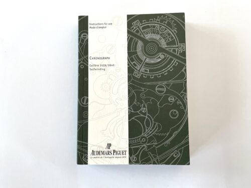 Audemars Piguet 3126/3840 booklet instruction for use