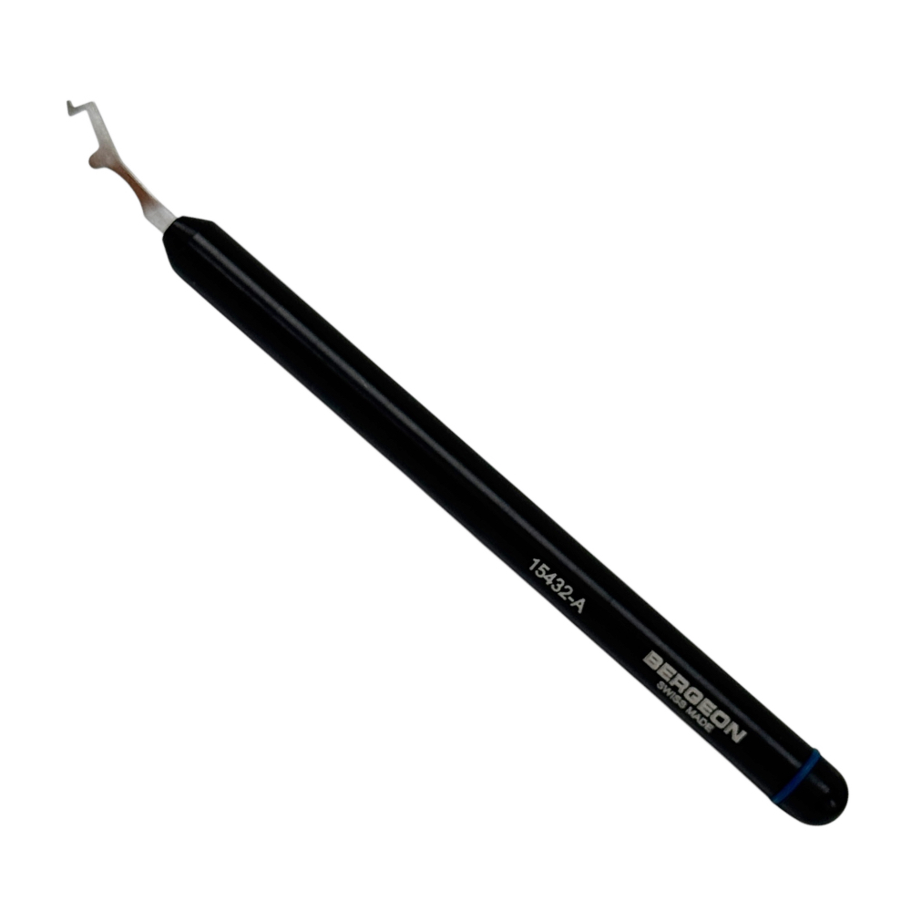 Bergeon 15432-A lever for balance cock, black, 5 mm