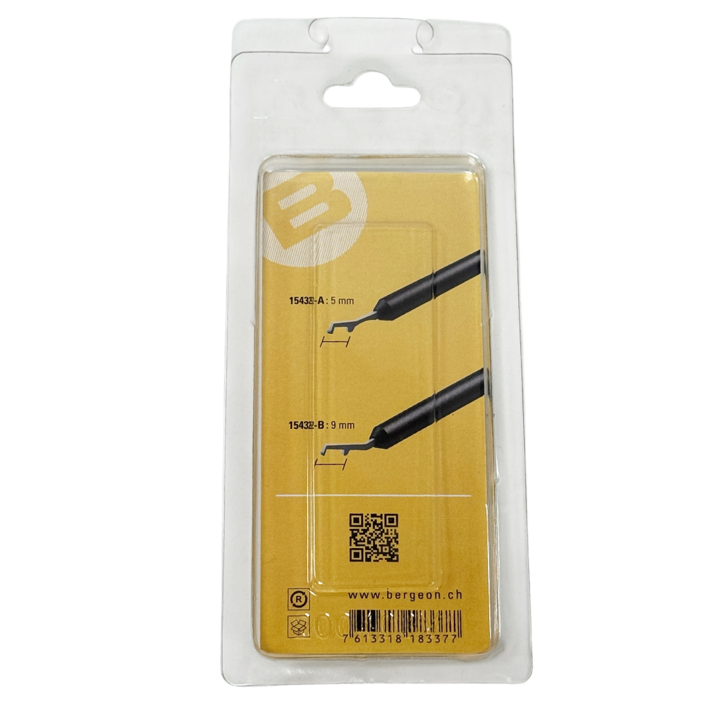 Bergeon 15432-A lever for balance cock, black, 5 mm - Image 5