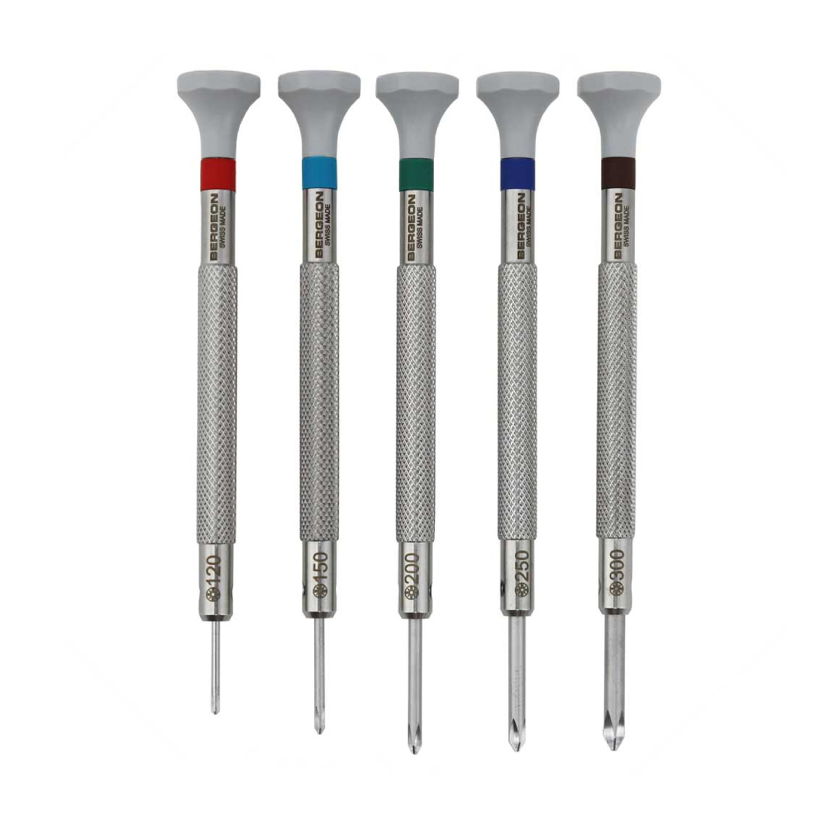 Bergeon 30081-C-P05 Phillips screwdriver set of 5