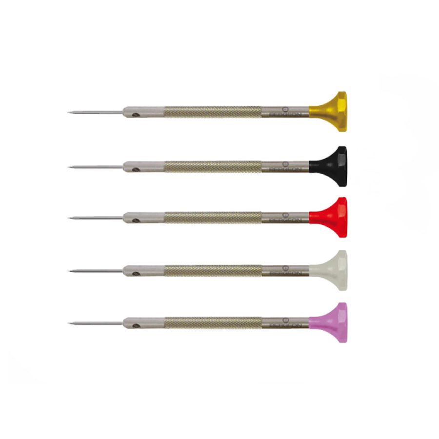Bergeon 30081-P05 set of 5 stainless steel screwdrivers