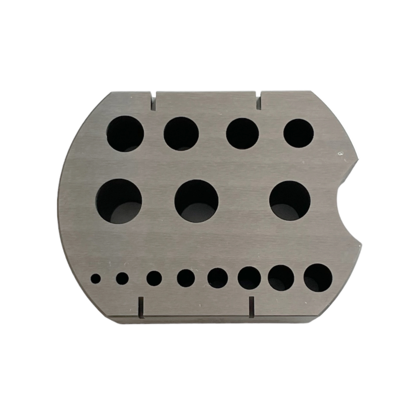 Bergeon 30205 riveting stake in steel tool with 15 holes 2.00 - 8.60 mm - Image 2