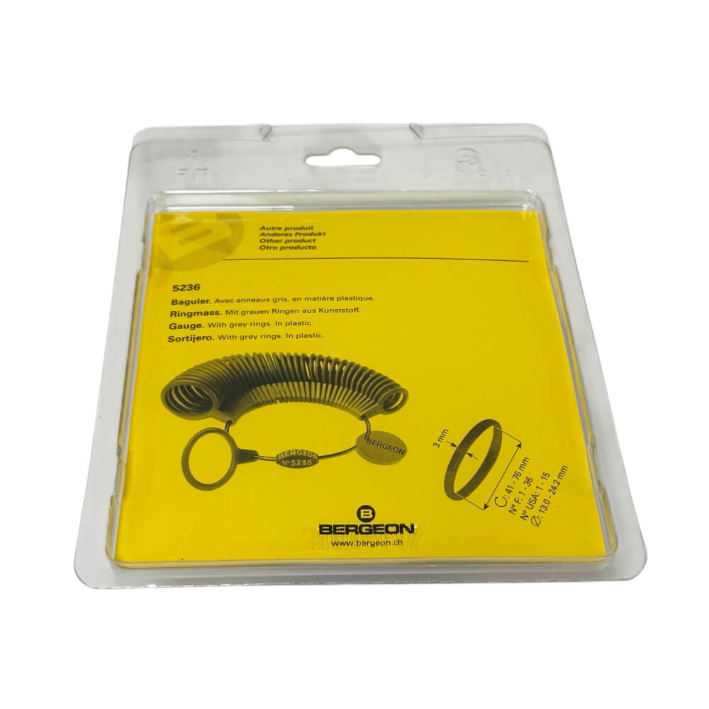 Bergeon 5236-C Ring Gauge, Plastic, 6-Color, 41 - 76 mm - Image 2