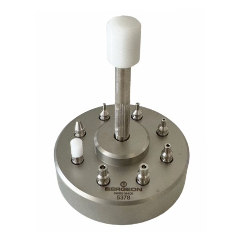 Bergeon 5378 hand setting tools with 8 tips