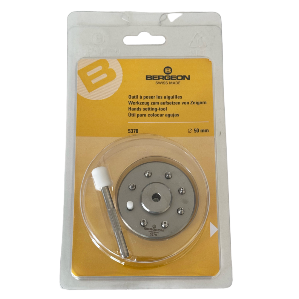 Bergeon 5378 hand setting tools with 8 tips - Image 2