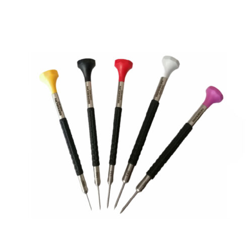 Bergeon 6899-P05 set Of 5 watchmakers ergonomic screwdrivers