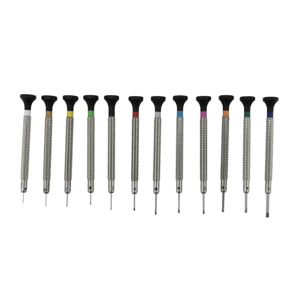 Bergeon 7965-S12 Special Profile Screwdriver Set of 12 with Rotating Stand - Image 3