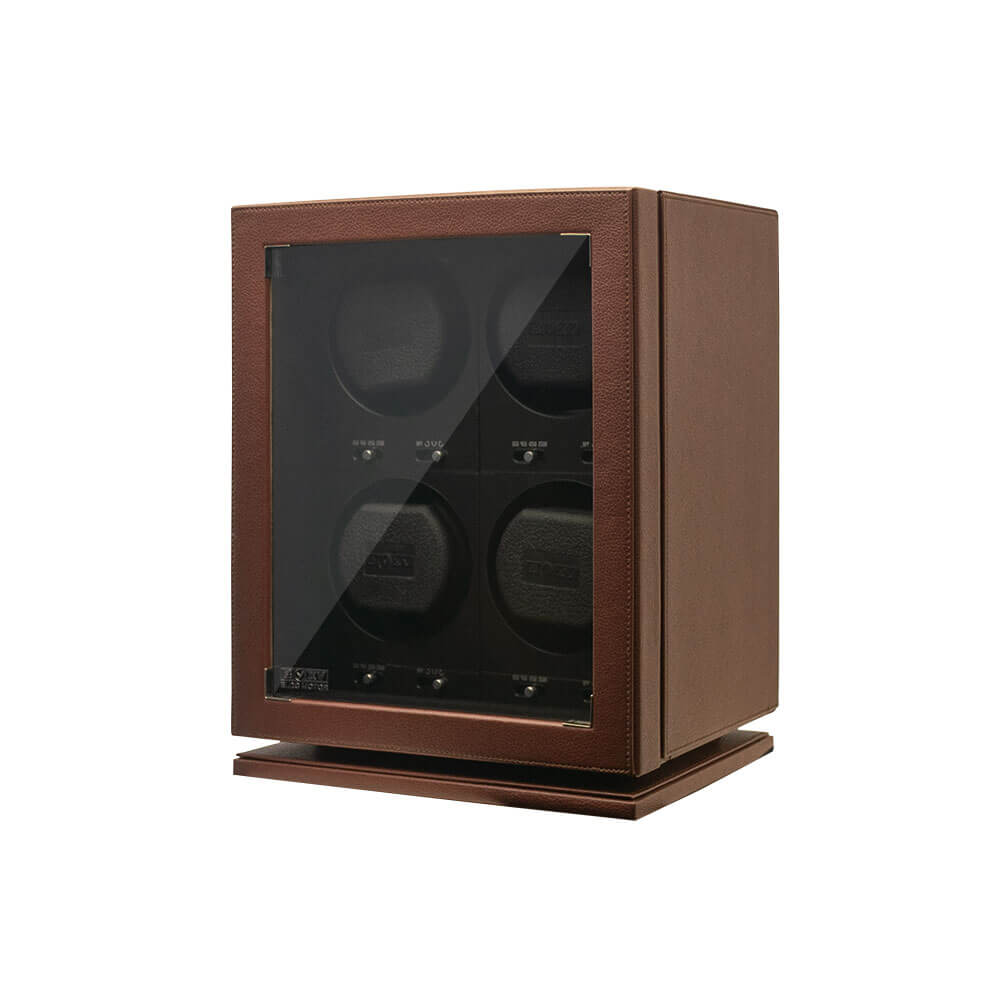 BLDC-B04 Watch winder for 4 watches, dark brown - Image 3