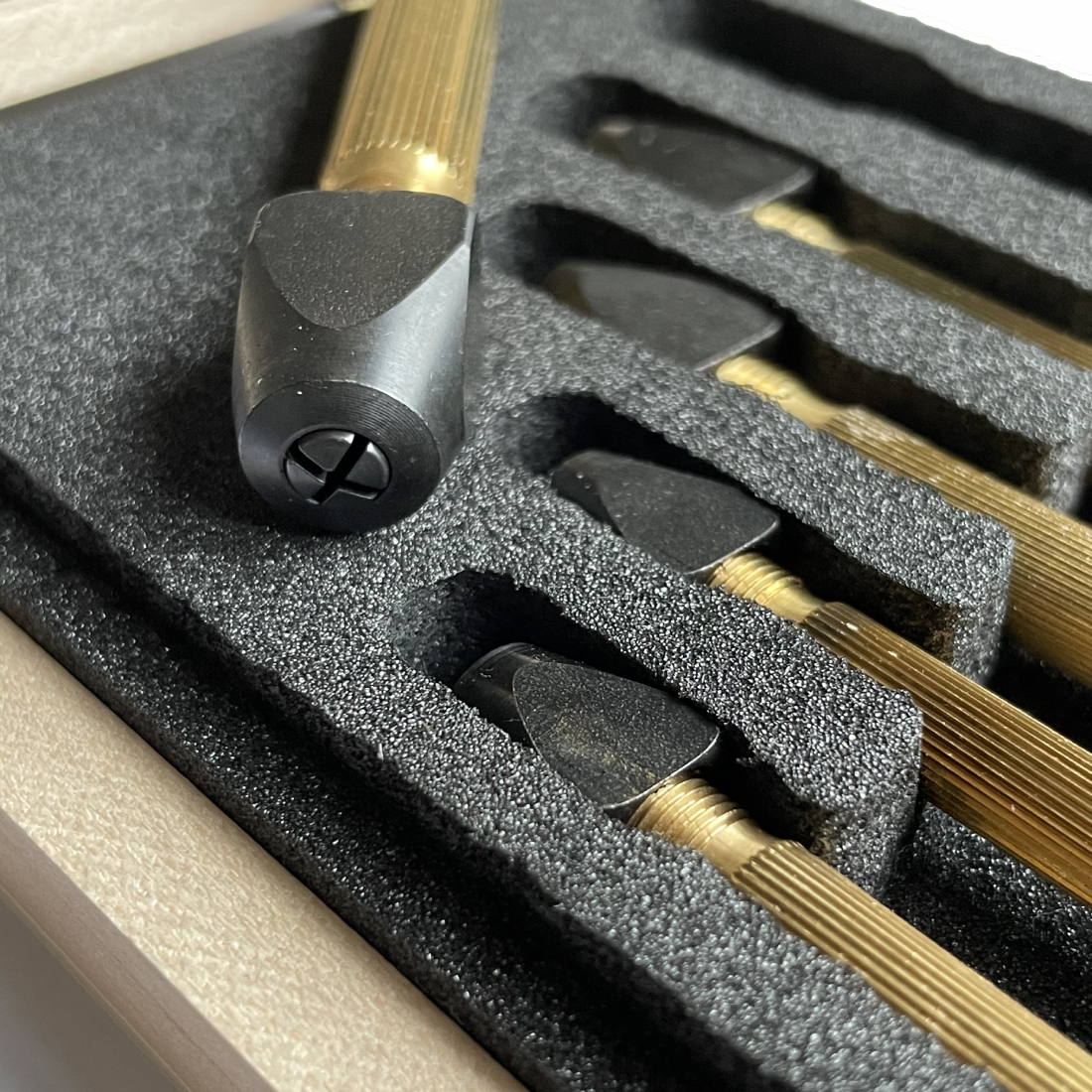 Boley assortment of 5 pin vices with square adjustment - Image 3