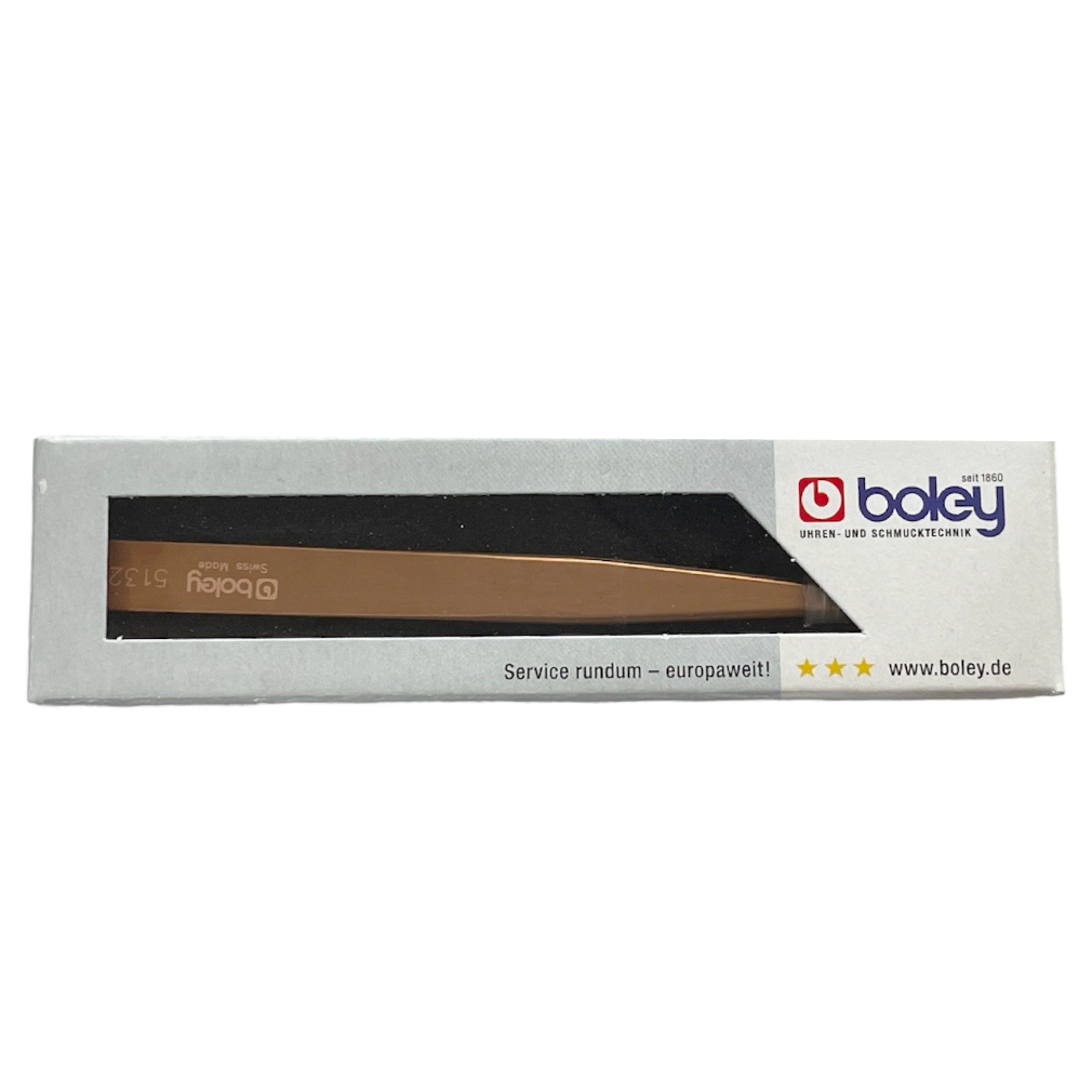Boley B5 tweezers bronze to work on sensitive components 130mm - Image 4