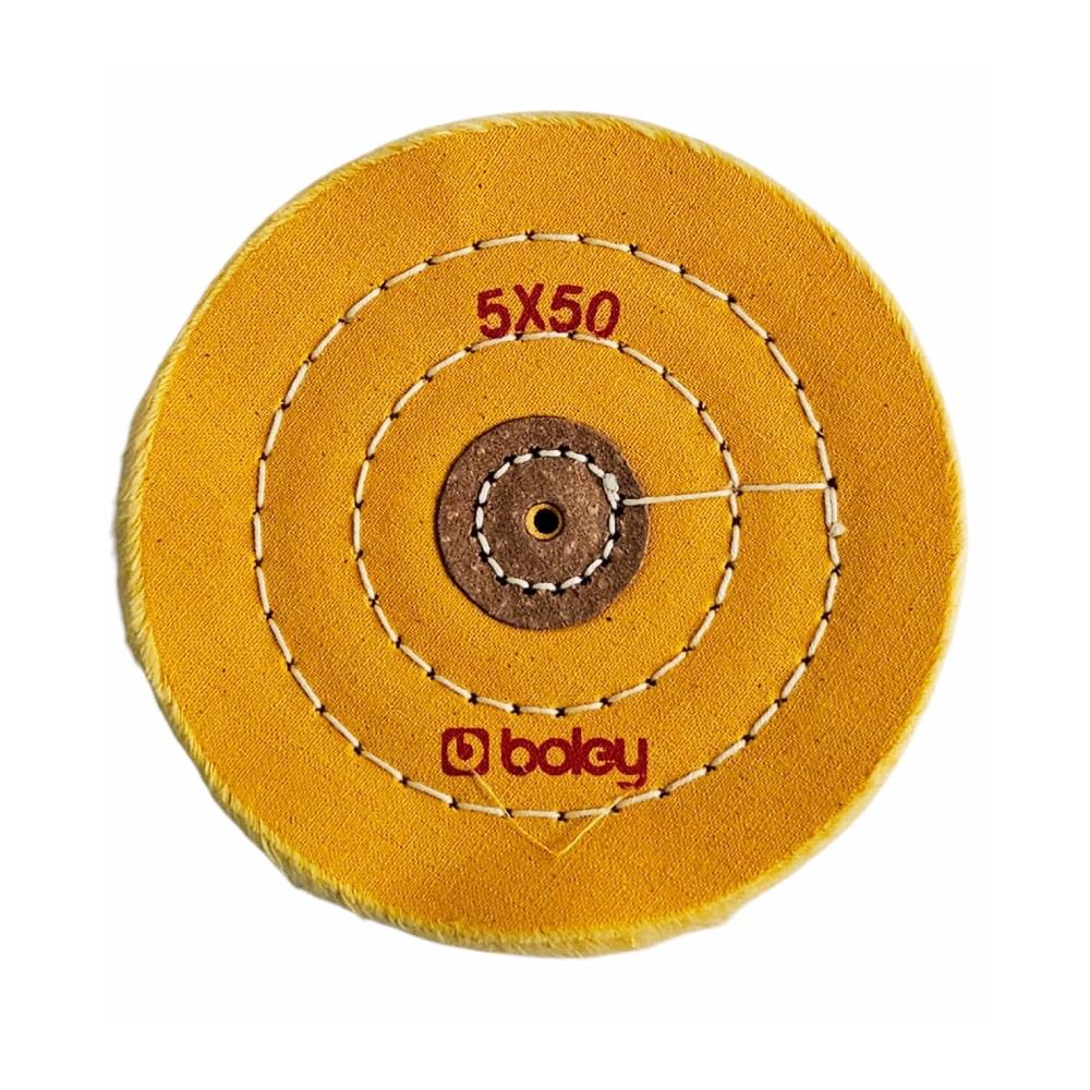 Augusta high-Gloss polishing Buffing Cotton disc 5x50 Germany - Image 3