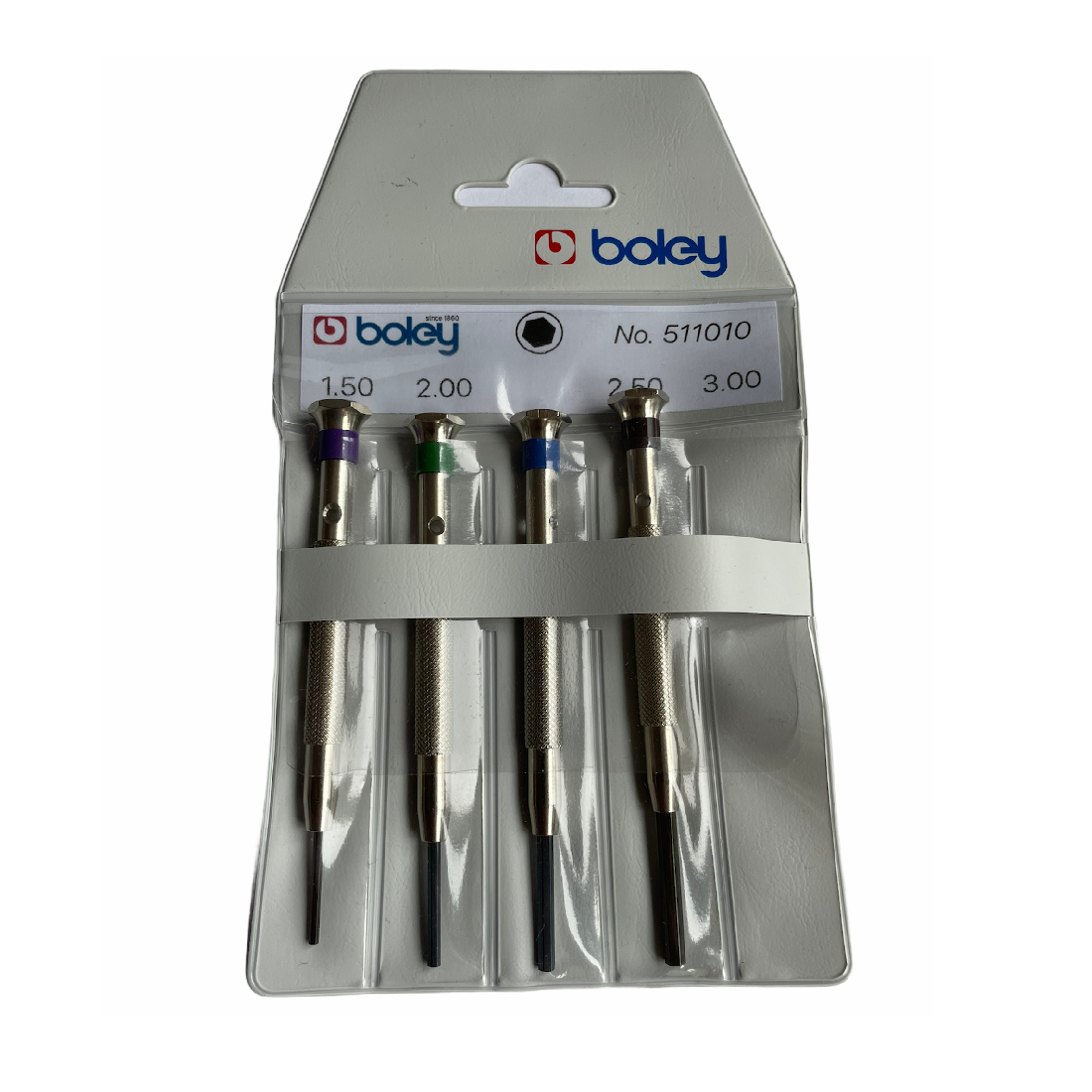 Boley set of 4 screwdrivers with hexagon socket screws