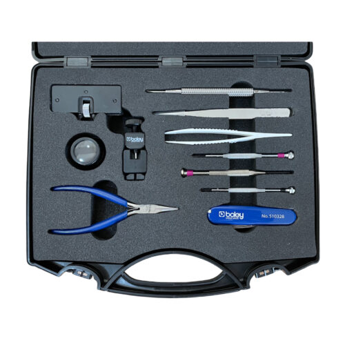 Boley watchmakers toolbox kit for replacing straps and batteries