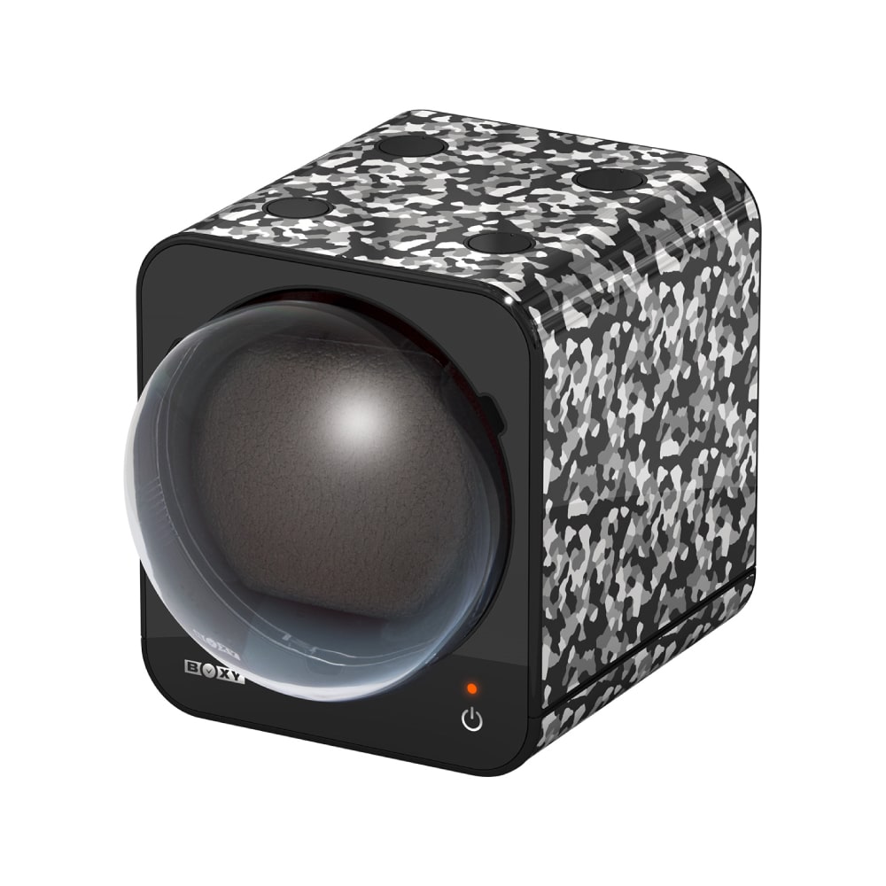 Boxy Fancy Brick camouflage watch winder box for one watch with adapter - Image 2