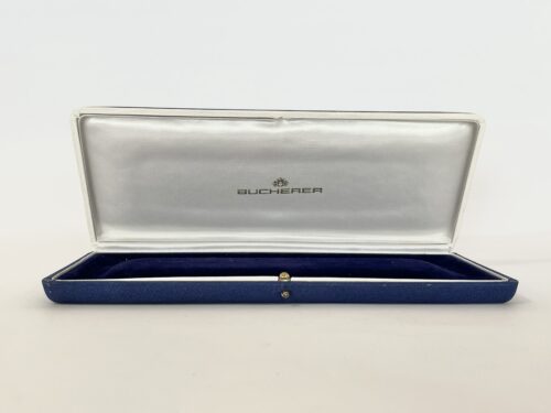 Bucherer blue men's watch box 1960s