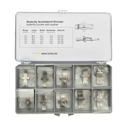 Butterfly bracelet stainless steel clasps set of 10 pcs