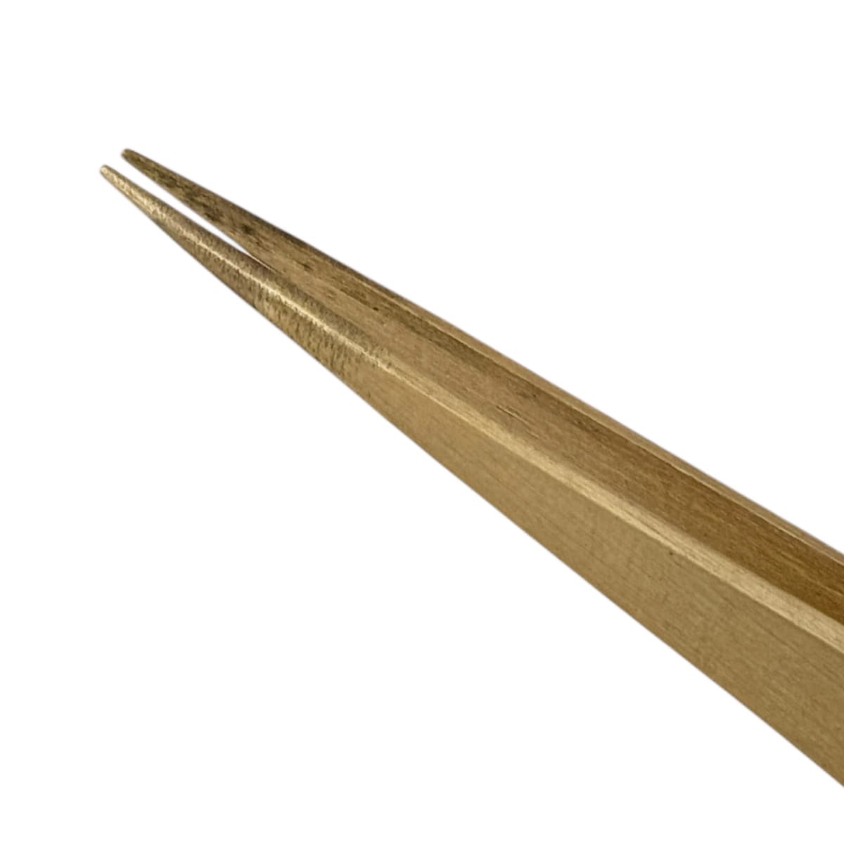Buzzufy B10 brass long watchmaker tweezer, non-magnetic, 140 mm - Image 2