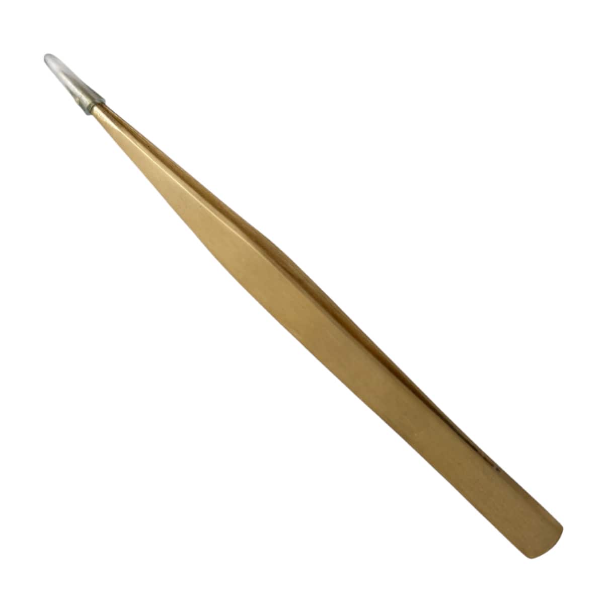 Buzzufy B10 brass long watchmaker tweezer, non-magnetic, 140 mm - Image 3