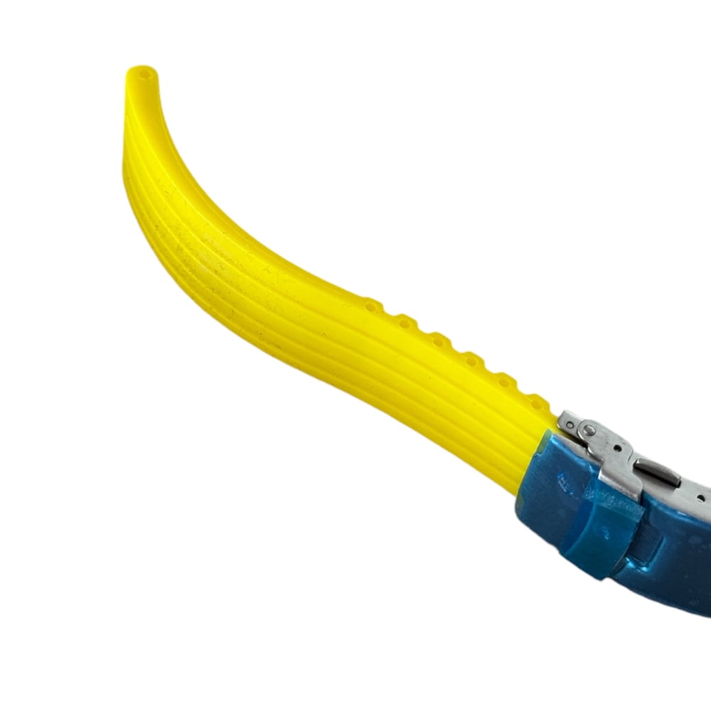 Buzzufy silicone yellow watch strap with steel clasp 20mm - Image 3