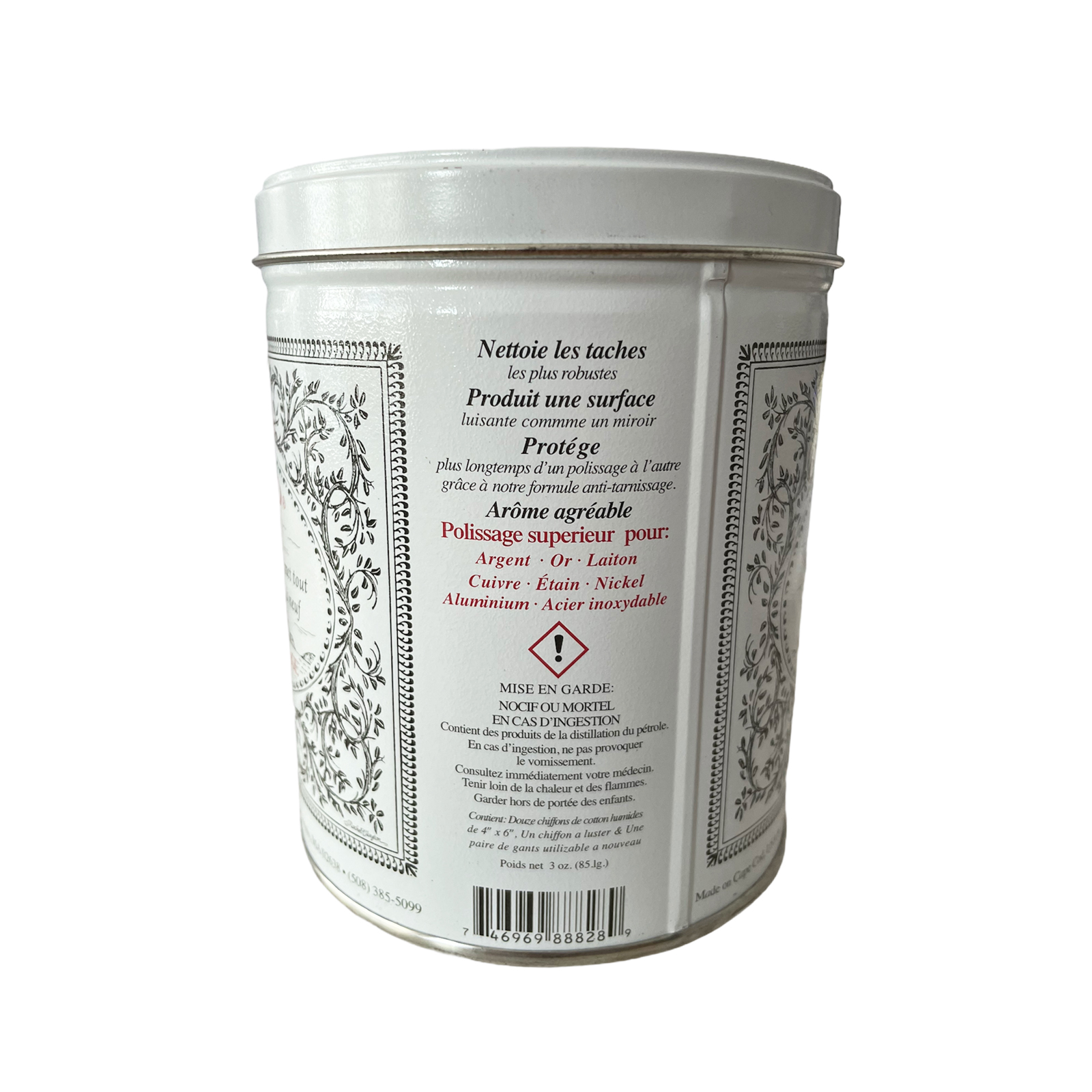 Cape Cod Polish Co. Metal polishing cloths economy tin - Image 2