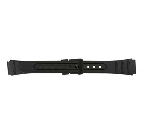 Casio 10421384 black rubber strap W-202-1AV 18 mm