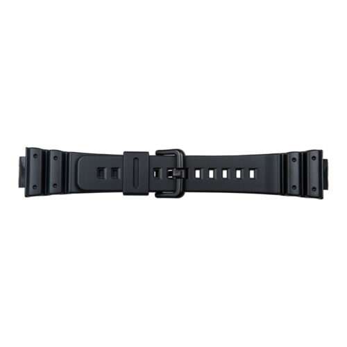 Casio 16mm black rubber strap DW-6900-1V, DW-6900-1VQ, DW-6900-1VUQ, DW-6900G-1V, DW-6900G-1VUQ 71604262