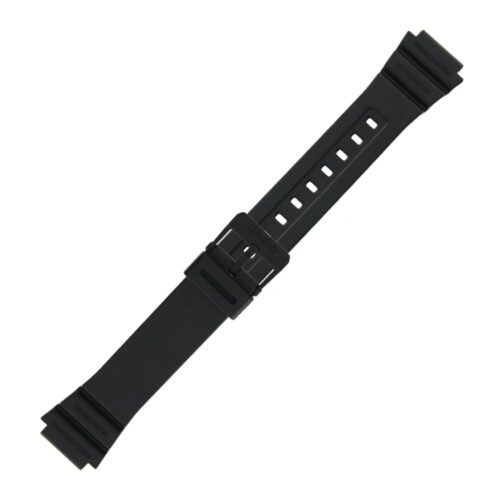 Casio plastic black watch strap 10365960 for AE-1200, AE-1300, F-108, W-216H, 18 mm