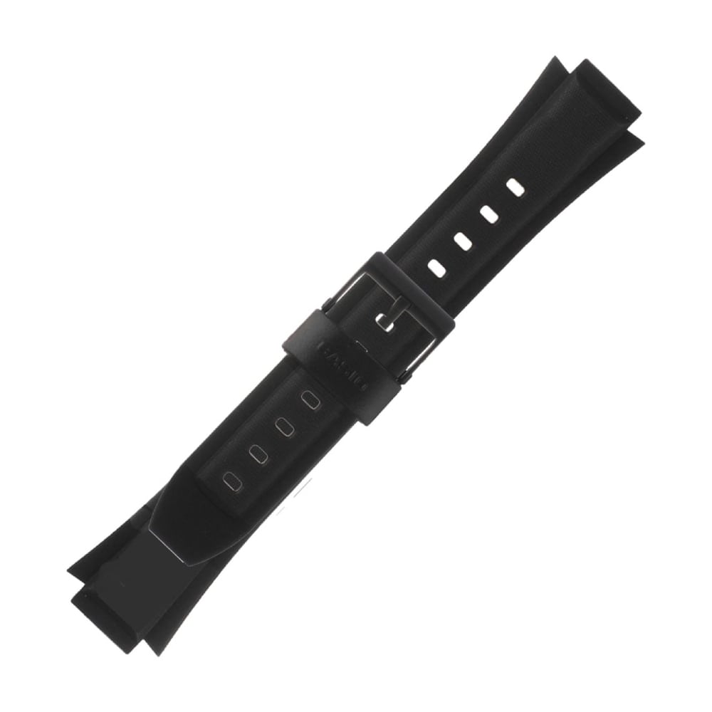 Casio plastic black watch strap 10572288 for LX-610, MW-600, 15 mm