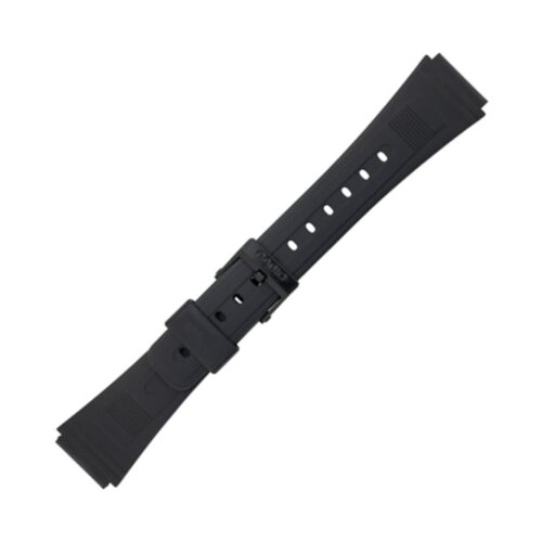 Casio plastic black watch strap 70603451 for DBA-80-1K, DBA-80-N1, DBA-80-N1D, 19 mm