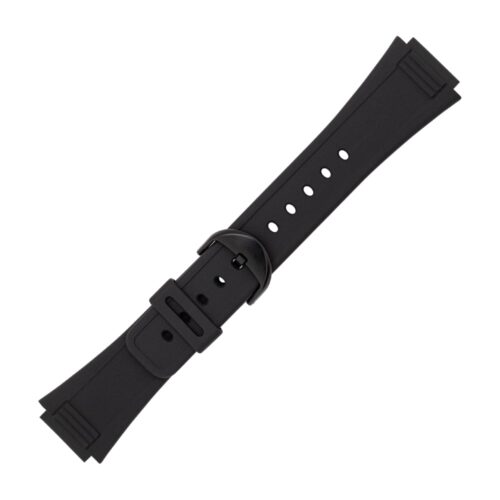 Casio plastic black watch strap 71607394 forDW-6900, DW-8700, G-6900, GW-6900, 16 mm