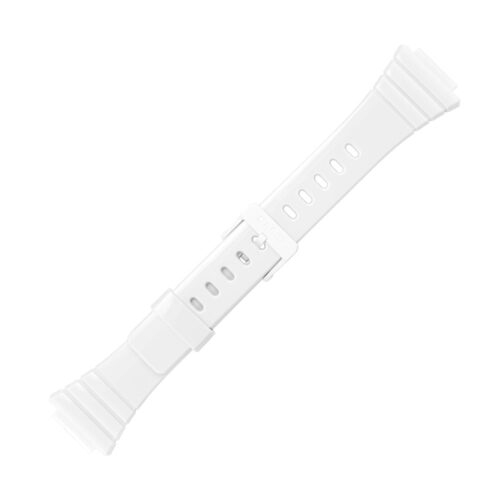 Casio plastic white watch strap 10435868 for W-215H, 14 mm