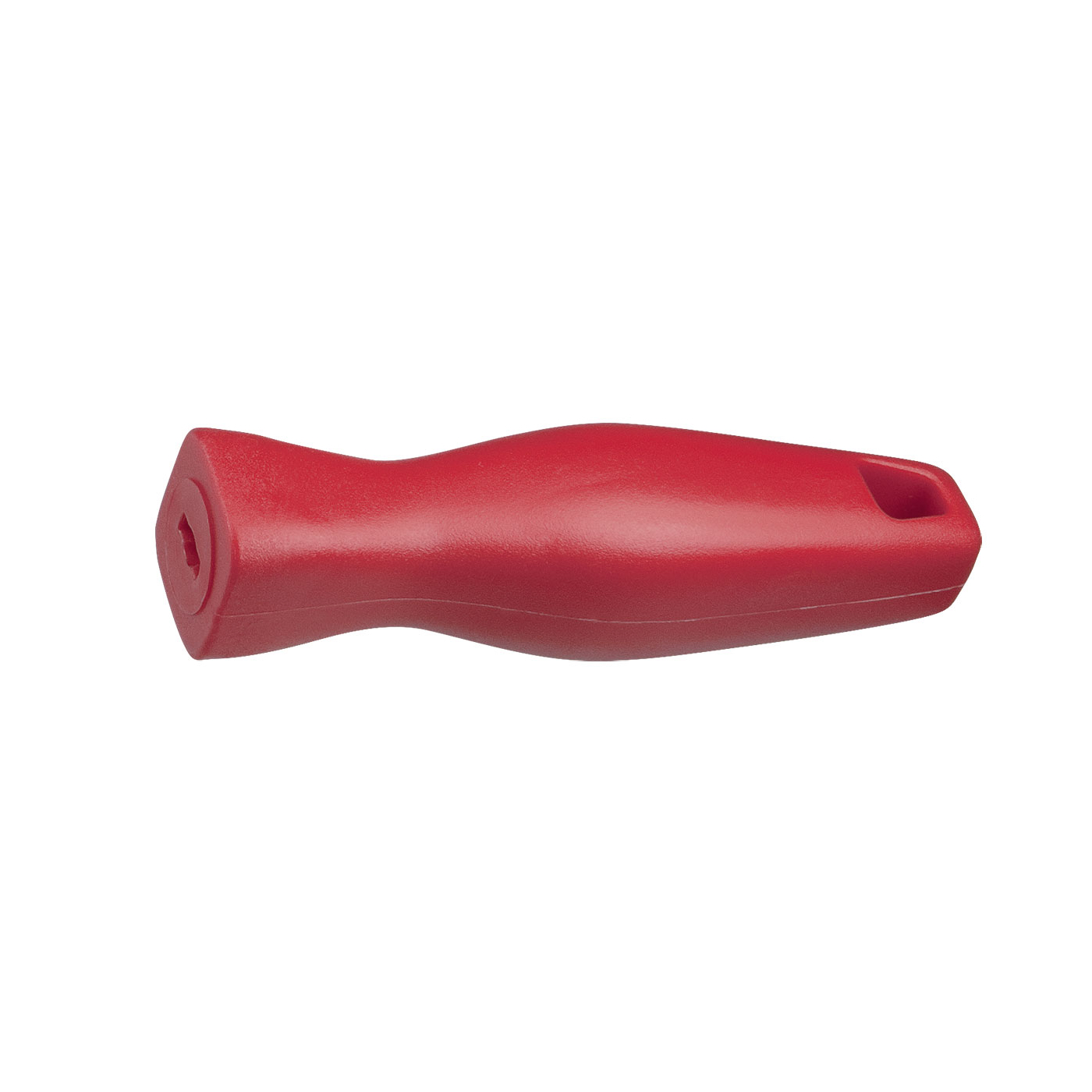 Dick file handle plastic, red, length 100 mm