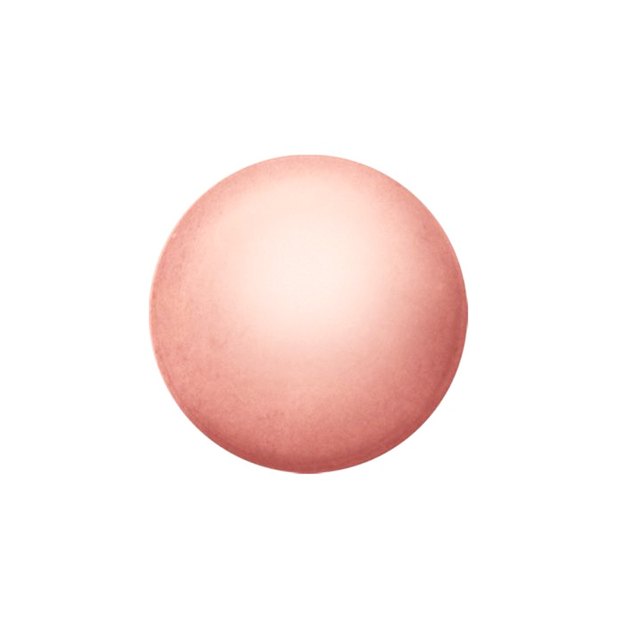 Domed head Easy Piercy Comfort rosé gold plated ear studs Ø 3,95 mm