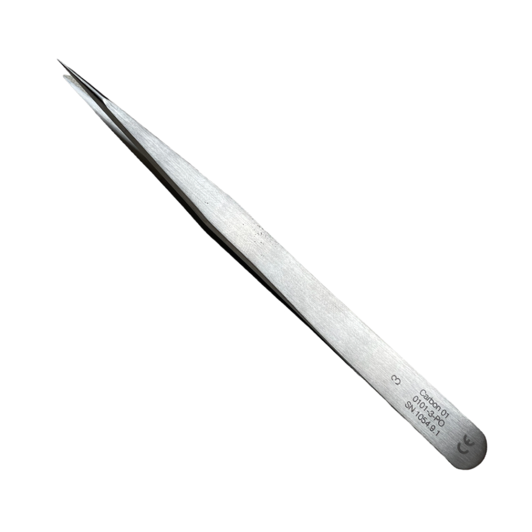 Dumont #3 carbon steel watchmaker tweezer 120 mm - Image 3