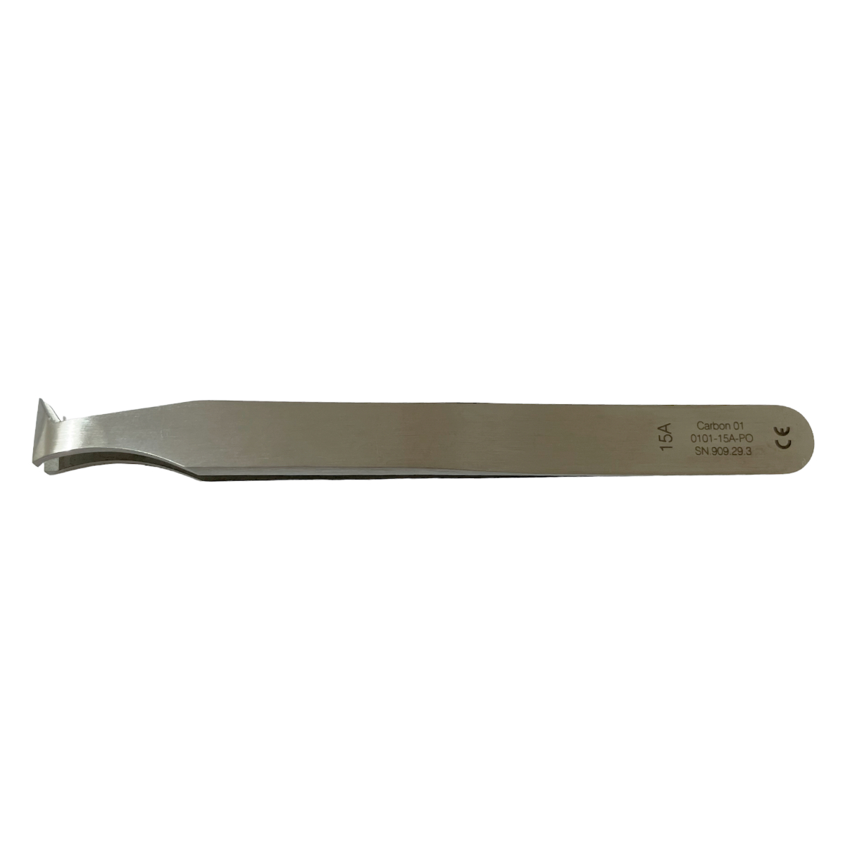 Dumont carbon steel tweezer type 15A, for cutting hairsprings 115 mm - Image 2