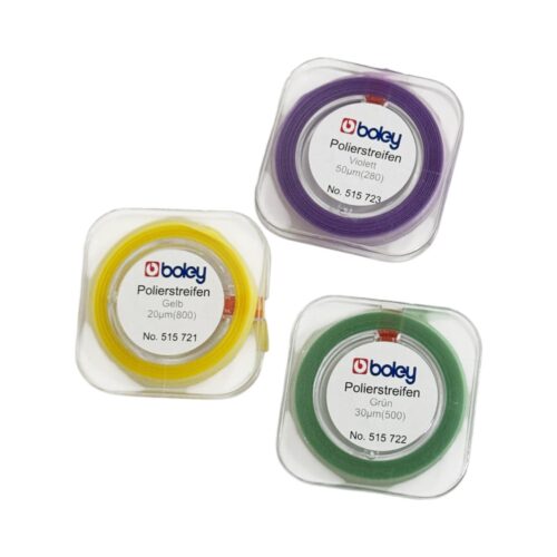 Flexible polishing strips, 4 mm for easy polishing in gaps and corners