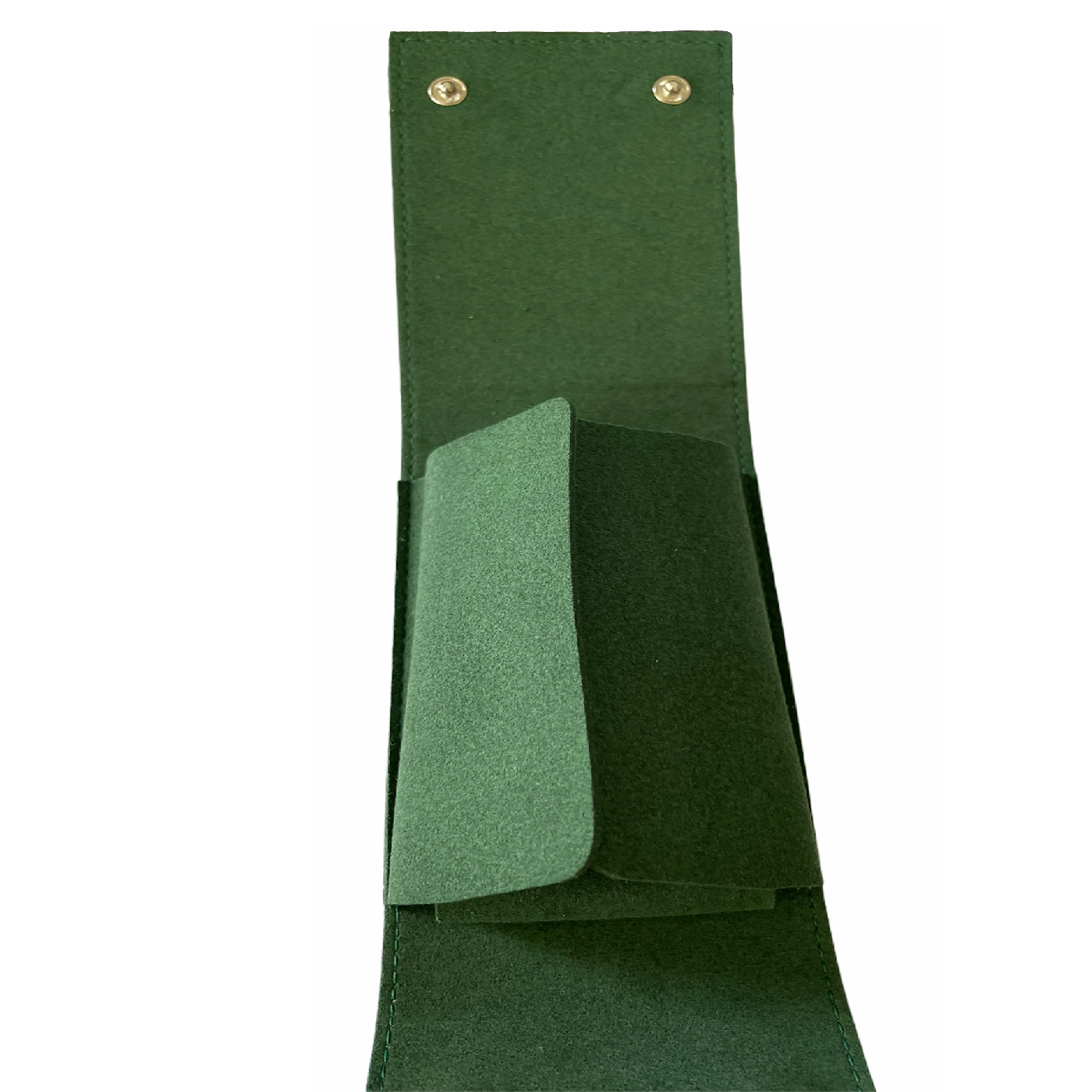 Green watch leather Rolex travel pouch - Image 3