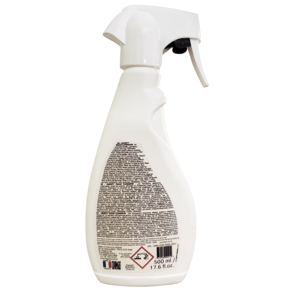Hagerty A118052 Odour Eliminator spray, 500 ml - Image 2